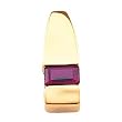 14K Yellow Gold Rhodolite Garnet Pendant