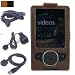 (4 in 1) Microsoft Zune Froza Carrying Case + Car Charger + Travel Charger + Data Cable for Microsoft Zune 80GB (Many Color Available).