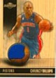 2008 Topps Hardwood Authentic Chauncey Billups Game-Worn Jersey Card