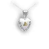 Sterling Silver Celtic Message Pendant -- "Anam Cara"