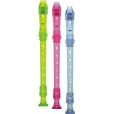 Yamaha YRS-20 Soprano Translucent Recorder with Baroque Fingering Translucent Pink