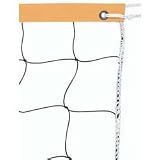 32' x 3' Neon Orange Volleyball Net - Quantity of 2
