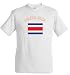 Sports : Flag-Shirt Costa Rica(Kinder 116 bis Erwachsene 5XL) -- VIELE FARBEN