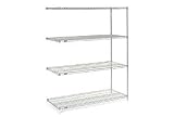 63'H Nexel Chrome Wire Shelving Add-On - 42'W X 18'D
