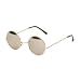 Fashion Style
UB John Lennon Style Mirror Lens Sunglass, Gold