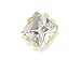 9ct Gold Princess Cut Cubic Zirconia Solitaire Single Earring