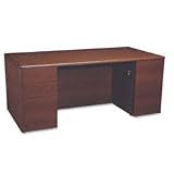 10700 Series Double Pedestal Desk, Full Pedestals, Mahogany, 72 x 36 (HON10799NN)
