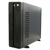 AOpen Computer H360C Schwarz PC Gehäuse Desktop 1 x 5.25 Schwarz
