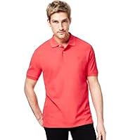 Blue Harbour Pure Cotton Polo Shirt with Stay New™
