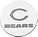 Sterling Silver NFL Chicago Bears Logo Tie Tac