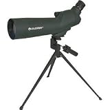 Celestron 20-60x60 Angled Zoom Spotting Scope, Matte Black w/ Tripod & Case 52223