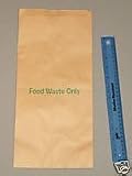 8 Litre Paper Kitchen Caddy liner 20 Pack - 100% Biodegradable & Compostable