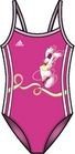 Adidas M&auml;dchen Badeanzug AW 3SA DIS 1 Piece, intenspink/pl, 116, O05851-116