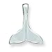 Sterling Silver Whale Tail Pendant with 20 inch Sterling Silver Chain