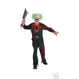 Zombie Clown Scary Costume Medium 7-10 NWT