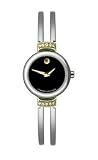 Movado Harmony Stainless Steel Bangle Black Museum Dial Women's watch #606240