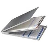 Aluminum Top Loading Form Holder w/Storage, 8-1/2x12 (OIC83206)