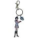 Bleach Rukia Metal Key Chain with Logo