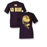 Michigan Wolverines T-shirts - Raised Helmet