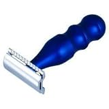 Razors & Blades:Blue Chunky Safety Razor razor by Merkur