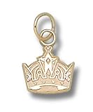 Los Angeles Kings Crown Logo 3/8" Gold Plated Charm/Pendant