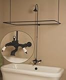 Strom Plumbing Wall Mount Shower Enclosure P0907Z Oil Rub Bronze