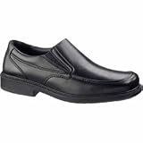 Hush Puppies - Hush Puppies Men's Black Leather Leverage Street Smart Shoe Extended Sizes # 10715