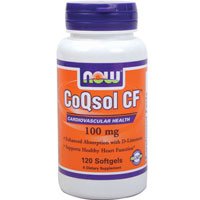 Now Foods CoQsol CF 100 mg - 120 Softgels ( Multi-Pack)