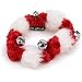 Pet Supplies : PETCO Red & White Holiday Bell Collar, Small