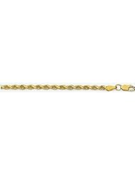 3.5mm Diamond Cut Rope Chain 18"
