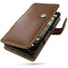 PDair Leather case for Motorola DROID X MB810 - Book Type (Brown)