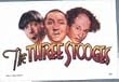 Three Stooges Logo Puzzle Postcard
