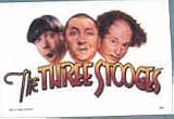 Three Stooges Logo Puzzle Postcard
