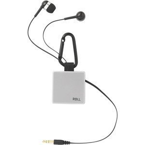 バッファロー カナル型インナーイヤーヘッドフォン (シルバー)BUFFALO コード巻き取り式 BSEP09-SV