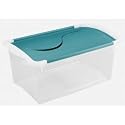 Sterilite 19064306 15 Quart Hinged Lid Storage Box