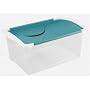 Sterilite 19064306 15 Quart Hinged Lid Storage Box