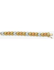 7mm 14k Stampato Bracelet 7"