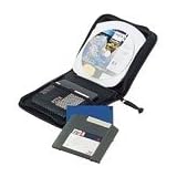FELLOWES MULTIMEDIA WALLET NYLON HOLDS 24CDS OR 2 ZIP & 4 FLOPPIES (Black) (#58074) (Retail)