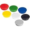 Haftmagnet � 24mm farbig sortiert 10St
