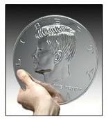 Jumbo 10 Chrome Half Dollar