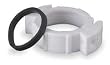 Industrial Grade 1PPB8 Slip Nut, Plastic, Pipe Dia 1 1/4 In, PK 10