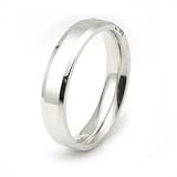 14k white gold wedding bands 4mm fancy