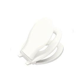 KOHLER K-4732-0 Transitions Quiet-Close Toilet Seat, White