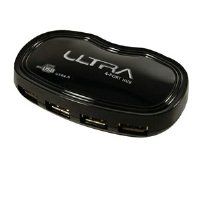 ULTRA PRODUCTS 4 Port USB 2.0 Hub ( Black )