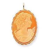 14k Shell Cameo Pendant/Pin