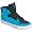 Flourescent Blue/Black : Suede/Nylon