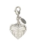 charms Pilgrim 444 451 Herz Charm weiß/silber
