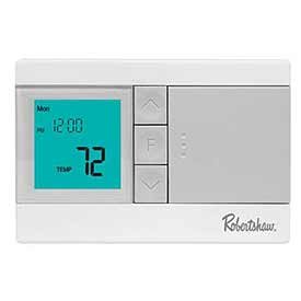 Robertshaw RS3210 Economy Digital 5/2 Day Programmable Thermostat Multi-Stage 2 Heat / 1 Cool