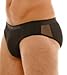 Emporio Armani Microfiber and Tulle Slip Basso Hip Brief 111121