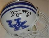 Dewayne Robertson autographed Football Mini Helmet (Kentucky Wildcats)